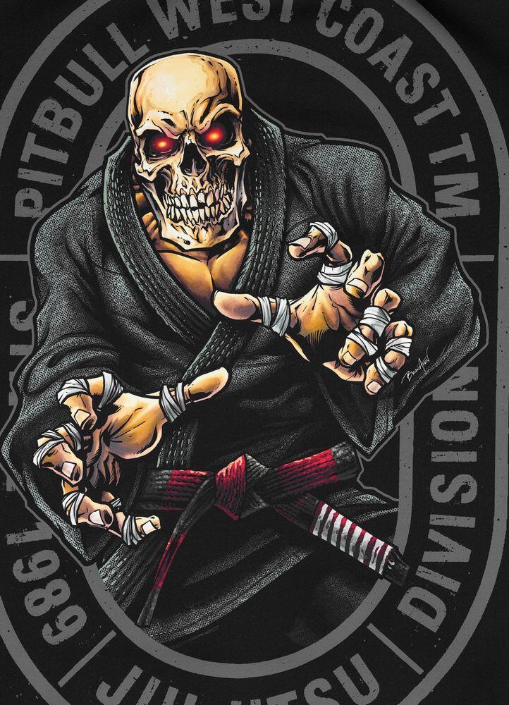 Męski Rashguard krótki PITBULL techniczna koszulka sportowa JIU JITSU 7/7