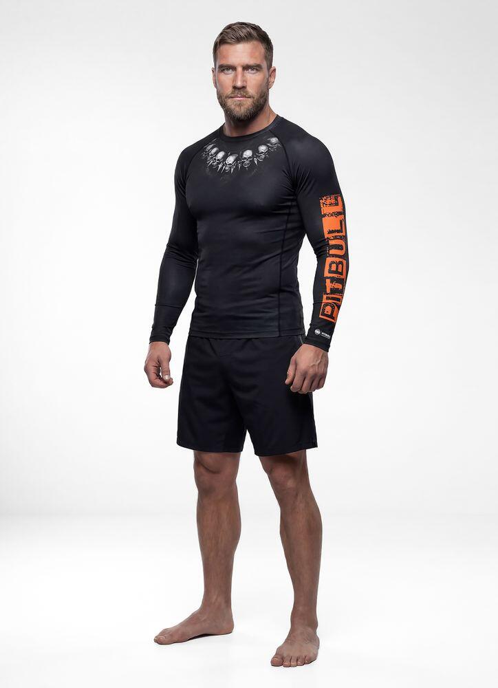 Rashguard longsleeve męski PITBULL treningowa koszulka sportowa BLACKY 5/7