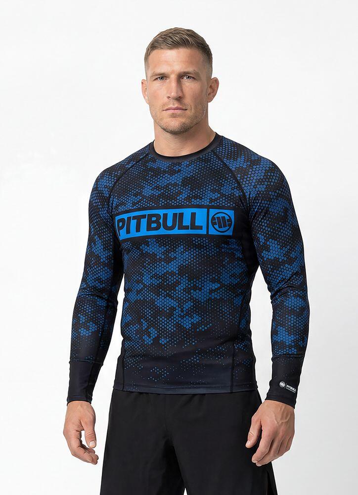 Męski Rashguard longsleeve PITBULL koszulka techniczna HEX CAMO HILLTOP 2/7