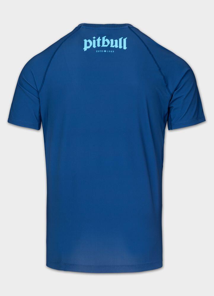 Męski Rashguard krótki PITBULL treningowa techniczna koszulka LOGO PALMS 4/7