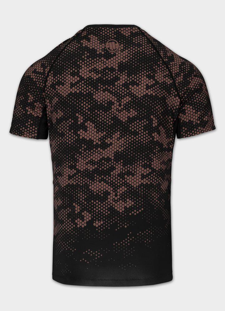 Męska Koszulka Rashguard PITBULL treningowa techniczna HEX CAMO HILLTOP 4/7