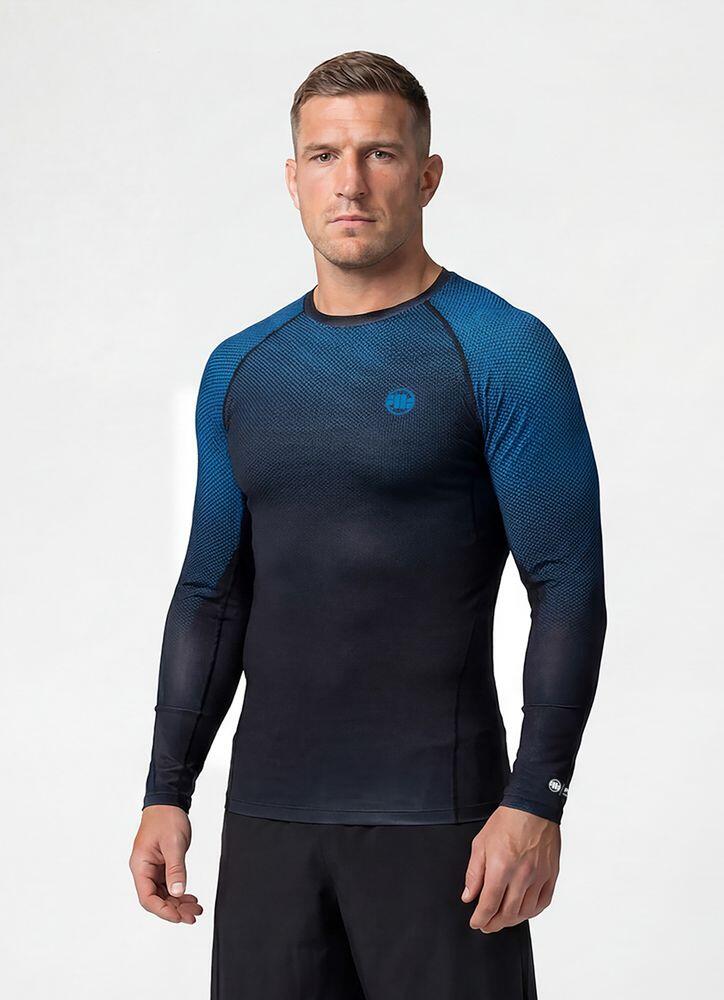 Męski longsleeve sportowy PITBULL Rashguard techniczny treningowy RANKED 2/7