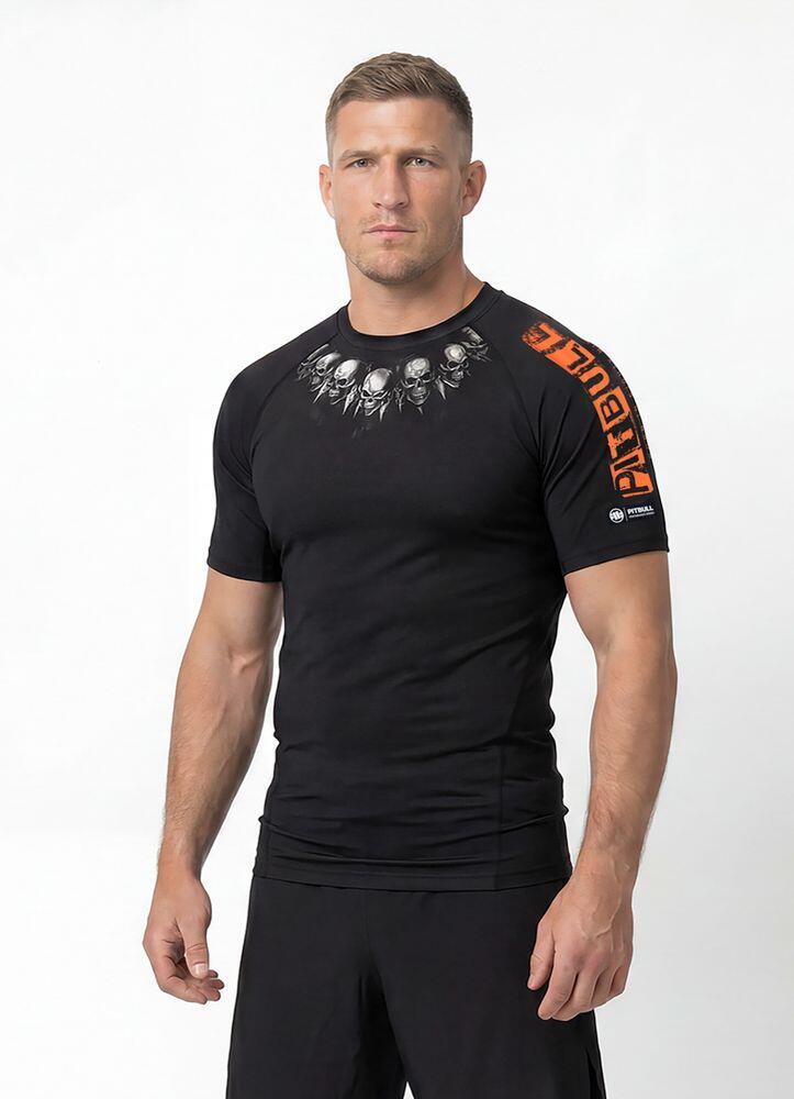 Męska Koszulka szybkoschnąca PITBULL techniczna z nadrukiem Mesh JIU JITSU 2/7