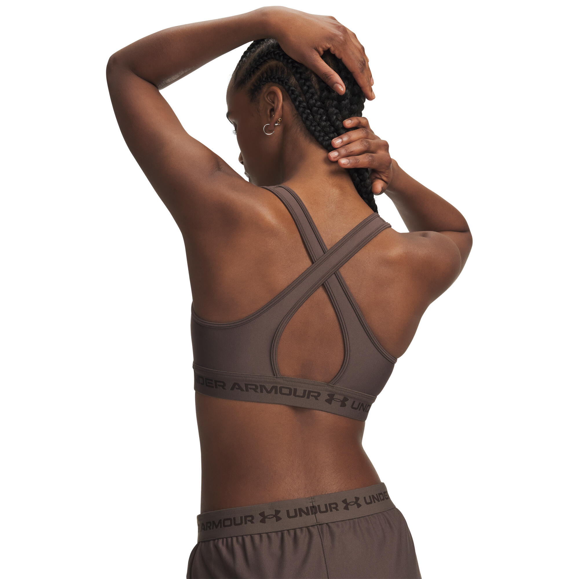 Under Armour Damen Sport BH Crossback Mid Bra 1361034 3/4