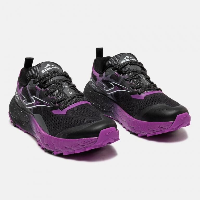 ZAPATILLA TRAIL JOMA WOMAN MODELO SIMA NEGRO LILA 3/5