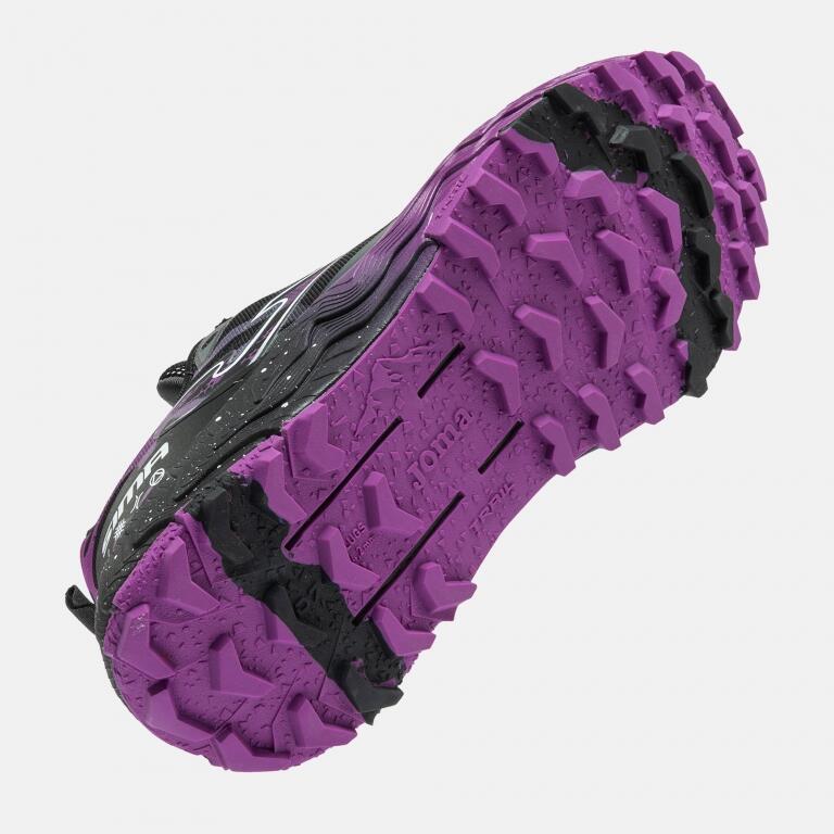 ZAPATILLA TRAIL JOMA WOMAN MODELO SIMA NEGRO LILA 2/5