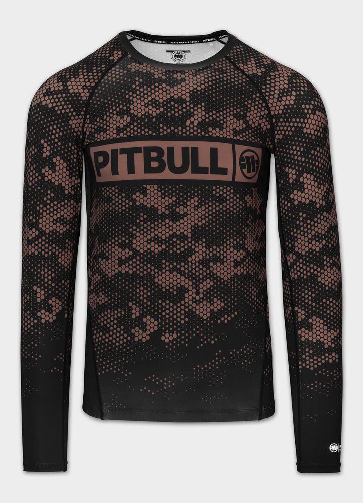 Męski Rashguard longsleeve PITBULL koszulka techniczna HEX CAMO HILLTOP
