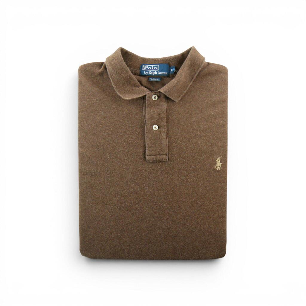 Second life - Polo Ralph Lauren Men Short Sleeve Brown Shirt - Excellent