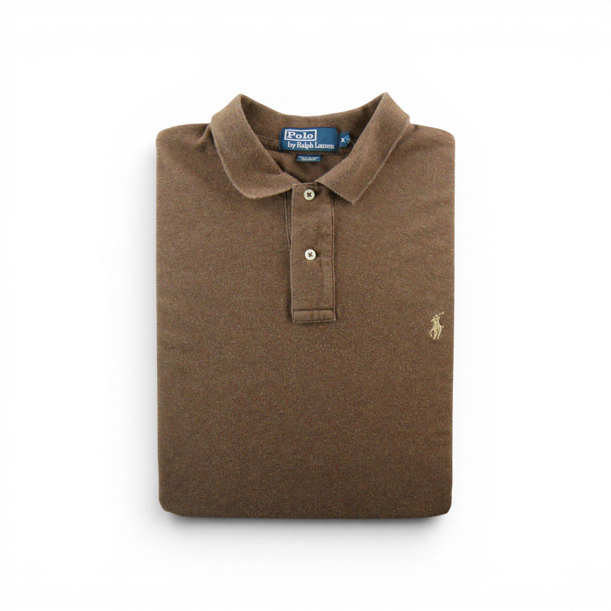 Second life - Tricou Polo Ralph Lauren bărbați mânecă scurtă maro - Ca nou