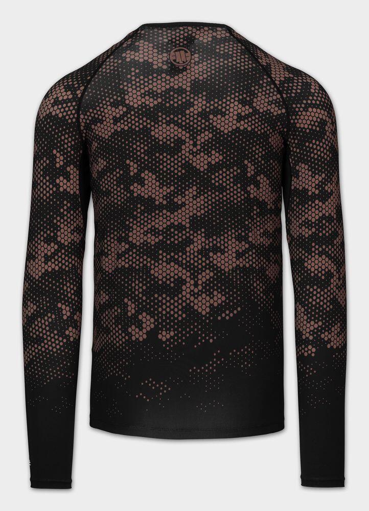Męski Rashguard longsleeve PITBULL koszulka techniczna HEX CAMO HILLTOP 4/7