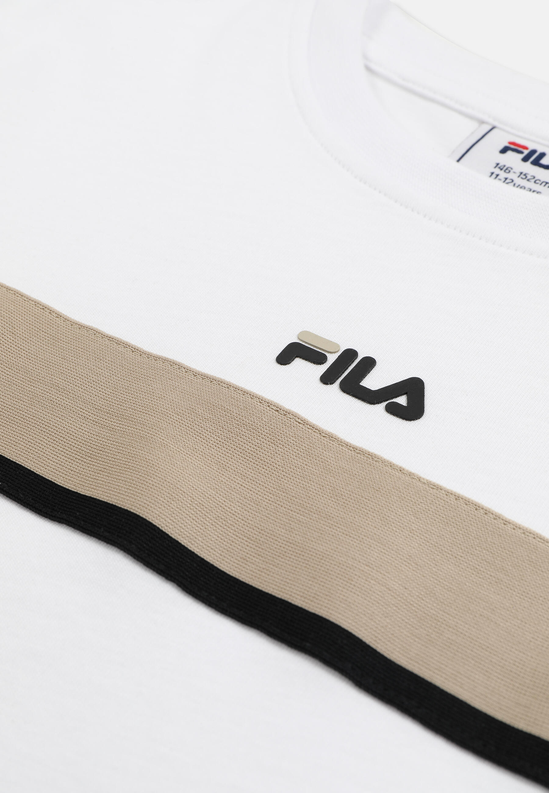 T-shirt FILA Apparel FORCOLI regular à bande 3/3