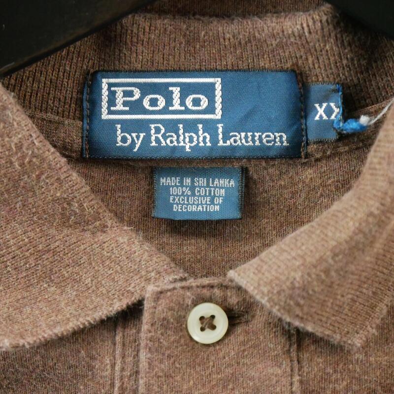 Second life - Tricou Polo Ralph Lauren bărbați mânecă scurtă maro - Ca nou