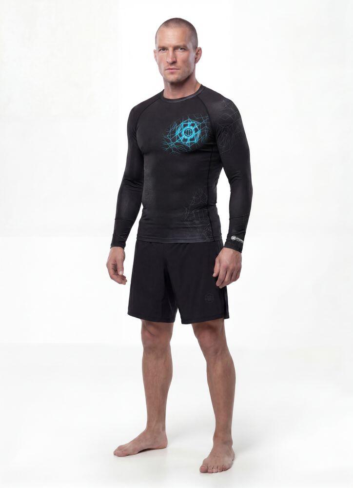 Męski Rashguard longsleeve PITBULL techniczna koszulka treningowa RAY 3/7
