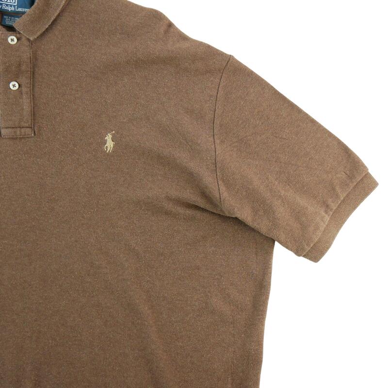 Second life - Tricou Polo Ralph Lauren bărbați mânecă scurtă maro - Ca nou