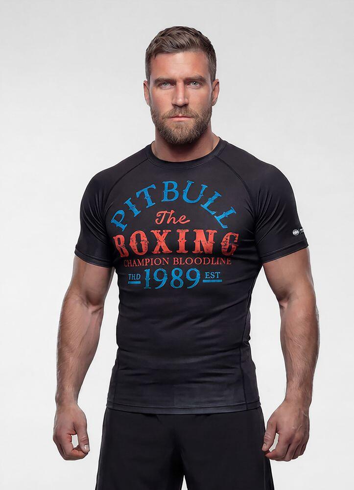 Męski Rashguard krótki PITBULL koszulka techniczna CHAMPION BLOODLINE 2/7