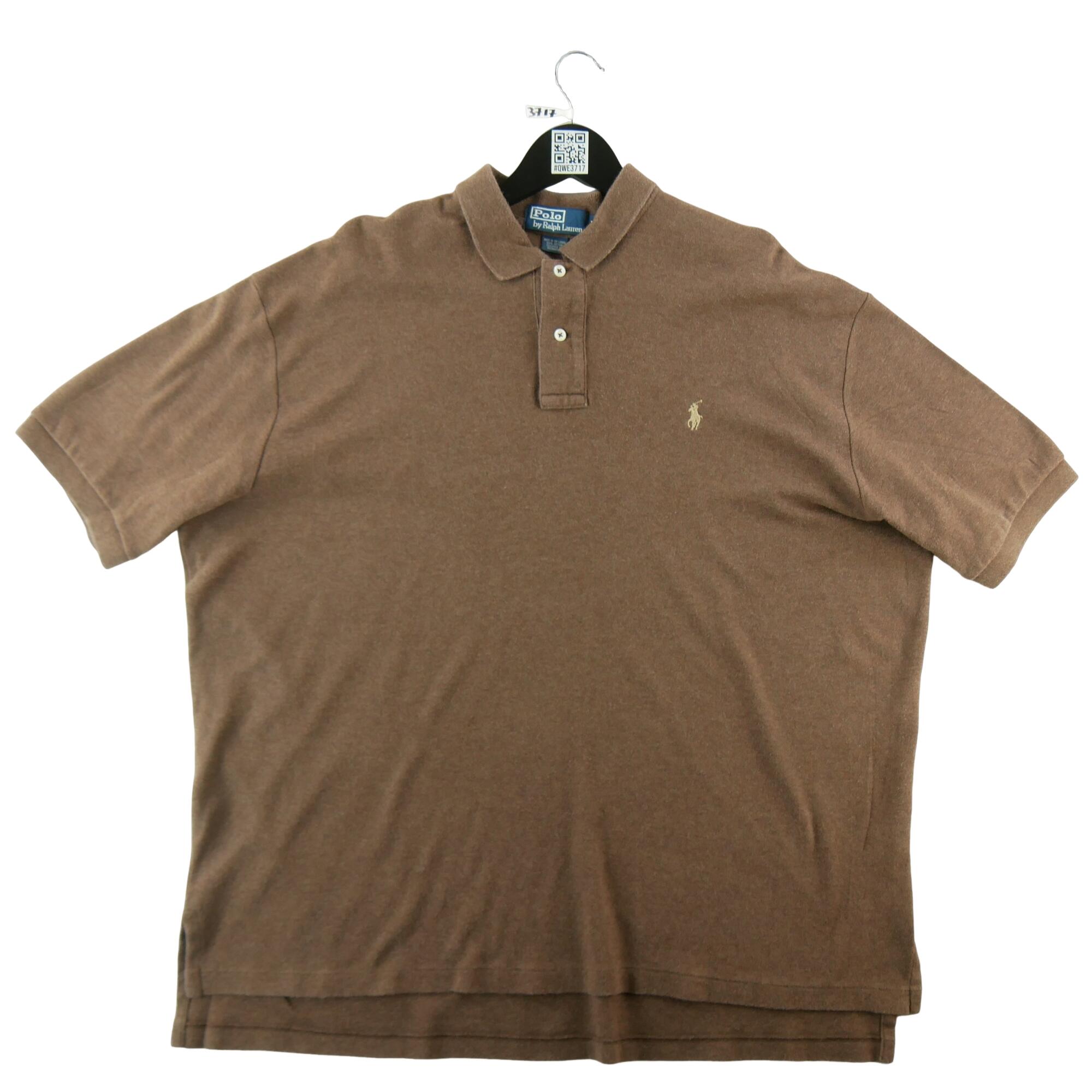 Polo uomo maniche corte marrone Polo Ralph Lauren 2/5