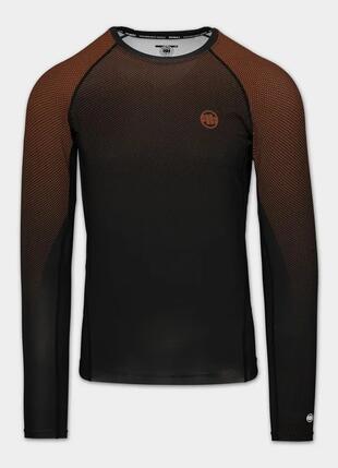 Męski longsleeve sportowy PITBULL Rashguard techniczny treningowy RANKED