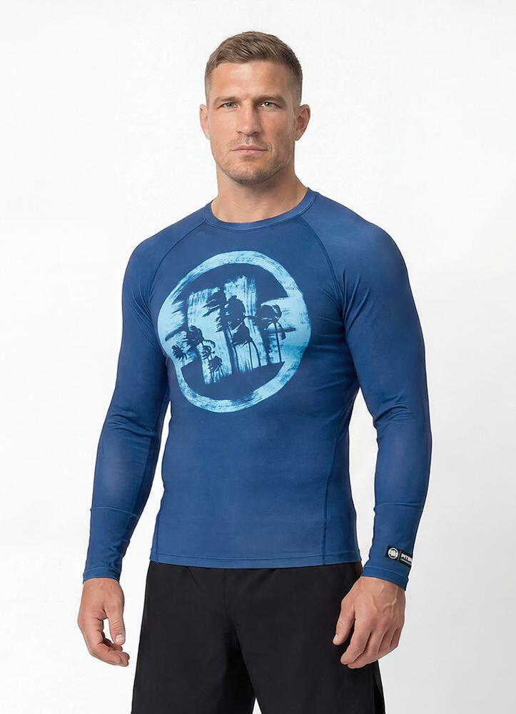 Rashguard longsleeve męski PITBULL techniczna koszulka sportowa LOGO PALMS 2/7