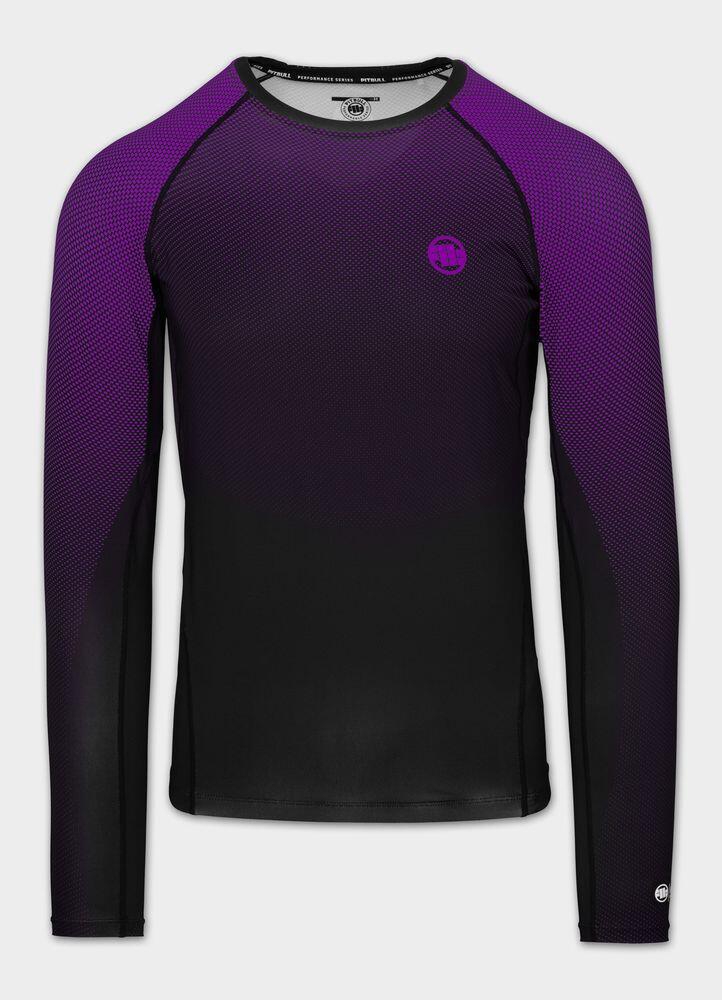 Męski longsleeve sportowy PITBULL Rashguard techniczny treningowy RANKED