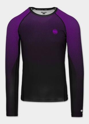 Męski longsleeve sportowy PITBULL Rashguard techniczny treningowy RANKED