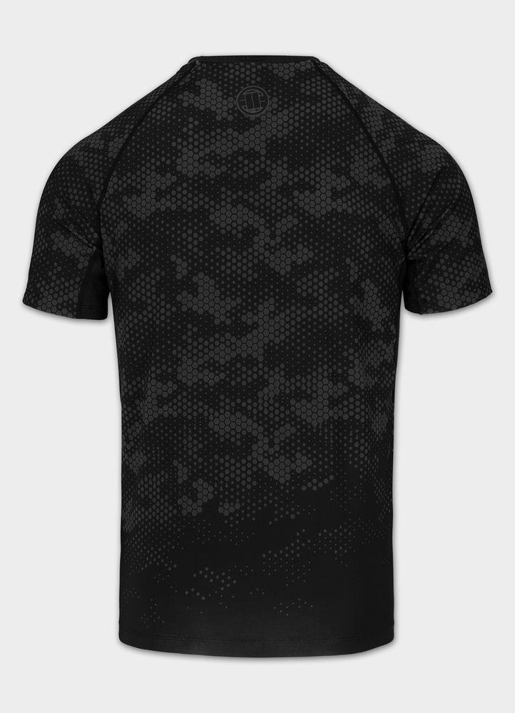 Męska Koszulka Rashguard PITBULL treningowa techniczna HEX CAMO HILLTOP 4/7