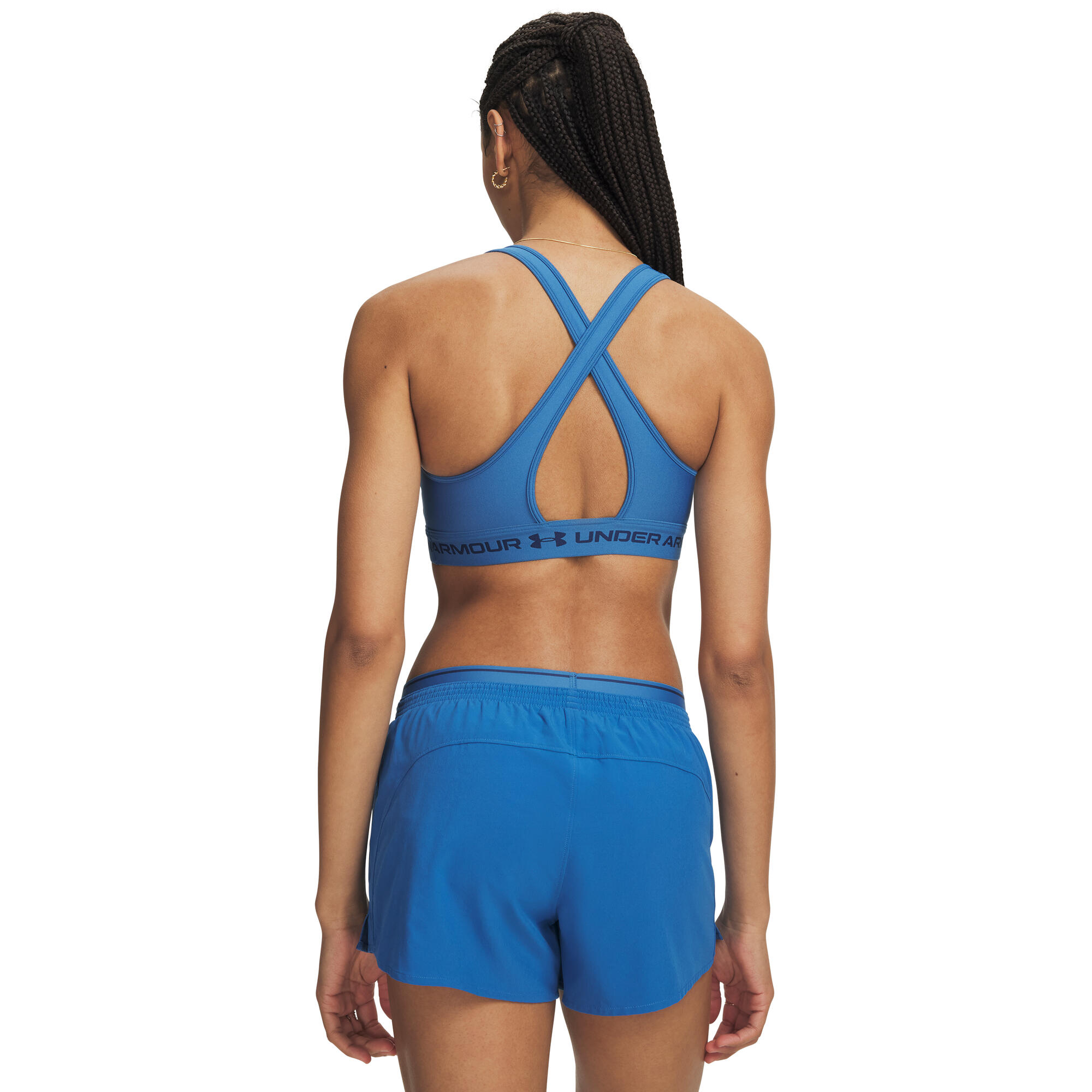 Under Armour Damen Sport BH Crossback Mid Bra 1361034 3/4