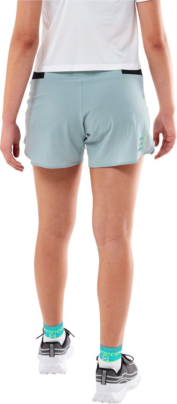 Compressport Trail Racing-short voor dames, blauw 2/5