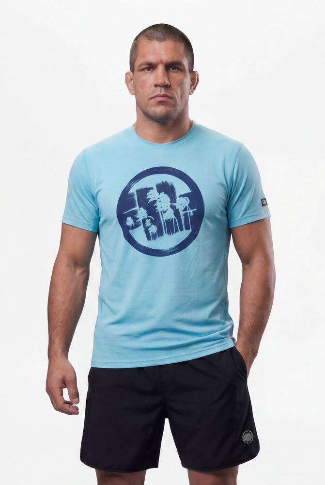 Męski t-shirt techniczny PITBULL koszulka treningowa sport Mesh LOGO PALMS 2/3