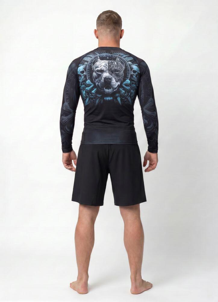 Męski Rashguard PITBULL longsleeve sportowy treningowy nadruk PITBULL WORLD 5/7