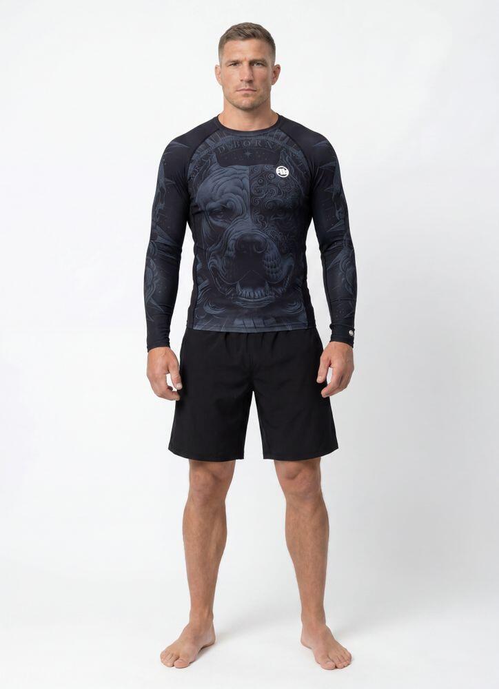 Męski Rashguard PITBULL longsleeve sportowy treningowy nadruk PITBULL WORLD 4/7
