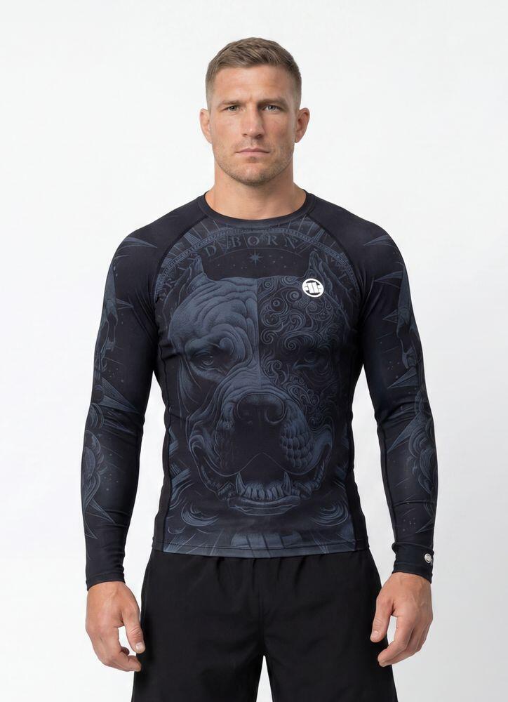 Męski Rashguard PITBULL longsleeve sportowy treningowy nadruk PITBULL WORLD 2/7