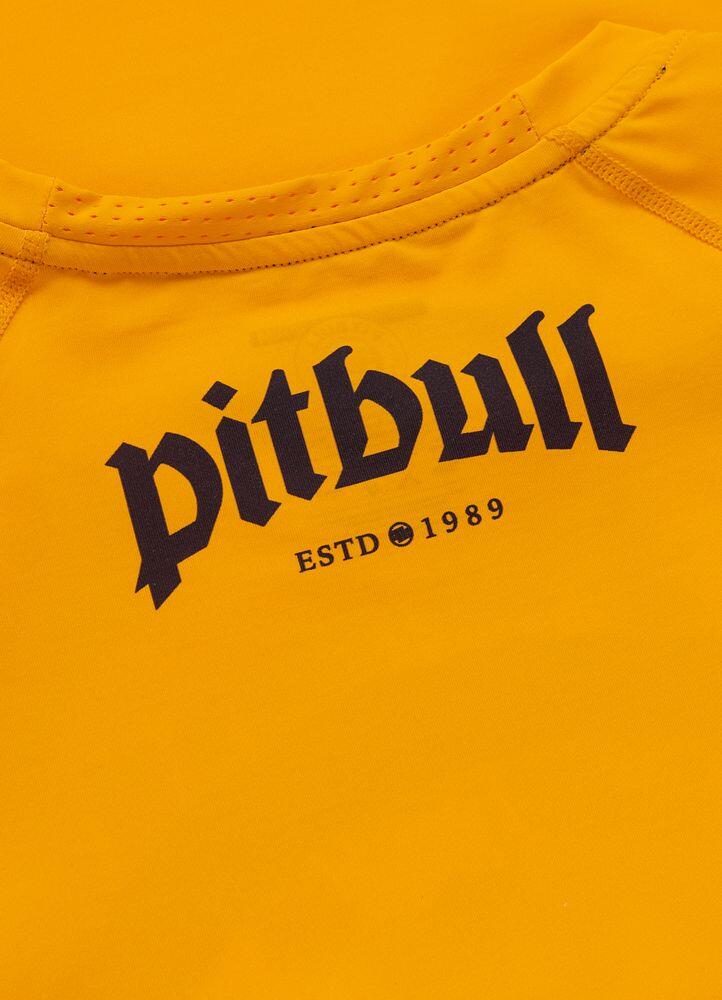 Męski Rashguard krótki PITBULL treningowa techniczna koszulka LOGO PALMS 6/7