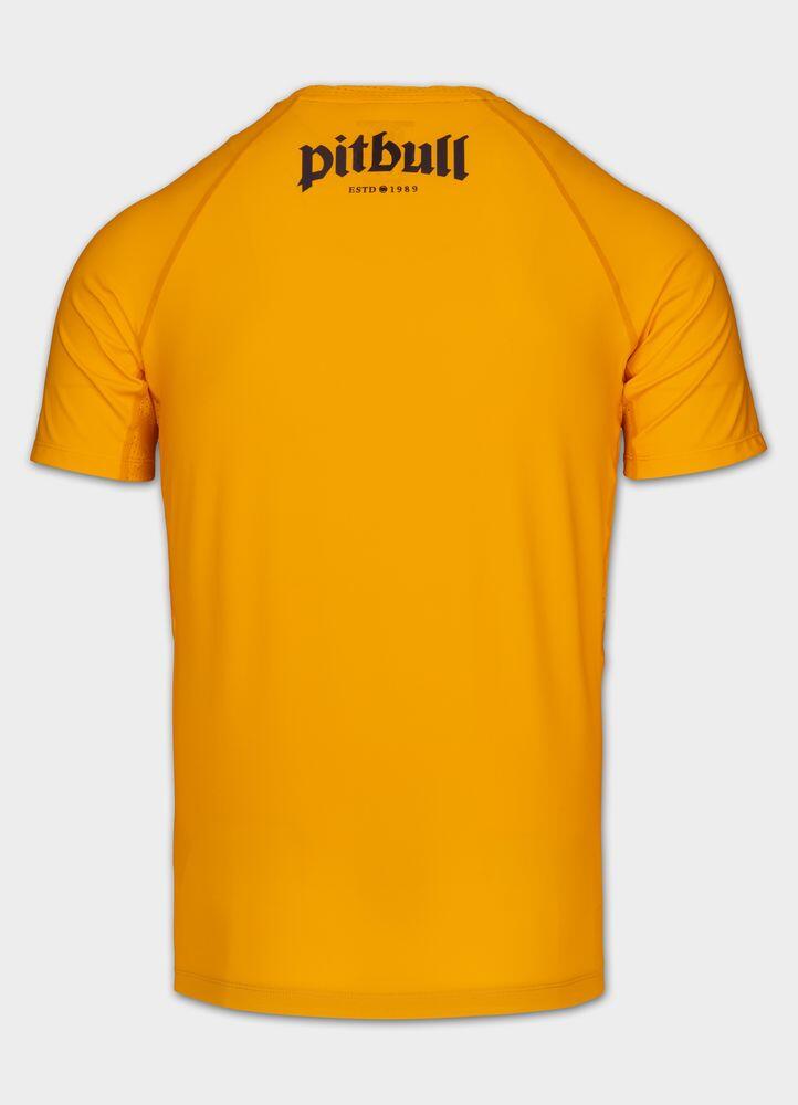 Męski Rashguard krótki PITBULL treningowa techniczna koszulka LOGO PALMS 4/7
