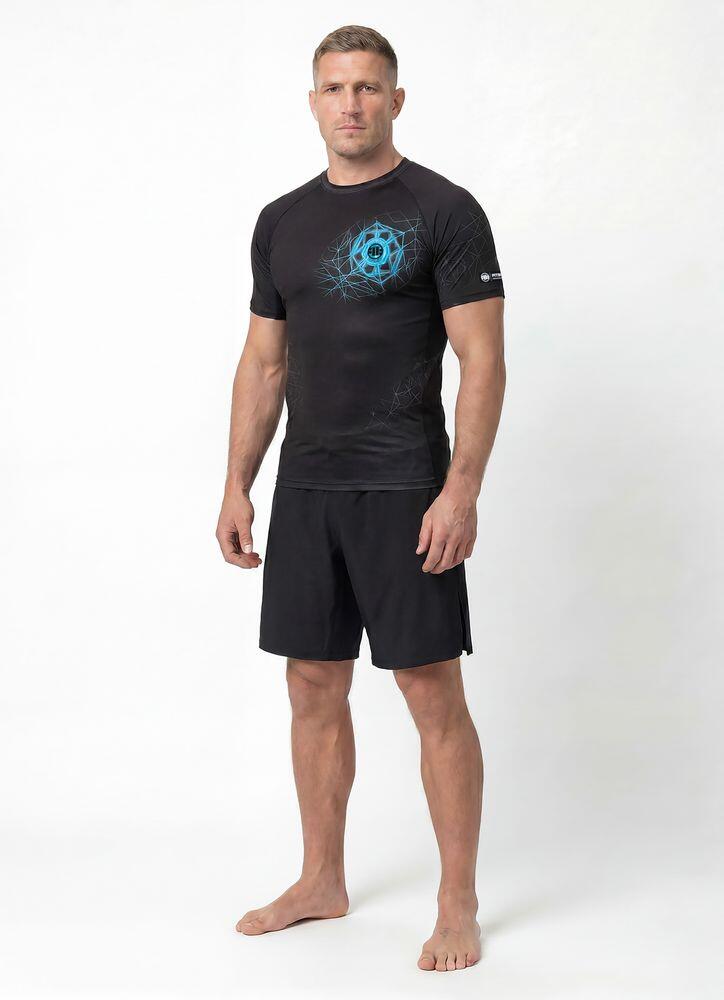 Rashguard męski krótki PITBULL koszulka techniczna treningowa męska RAY 3/7