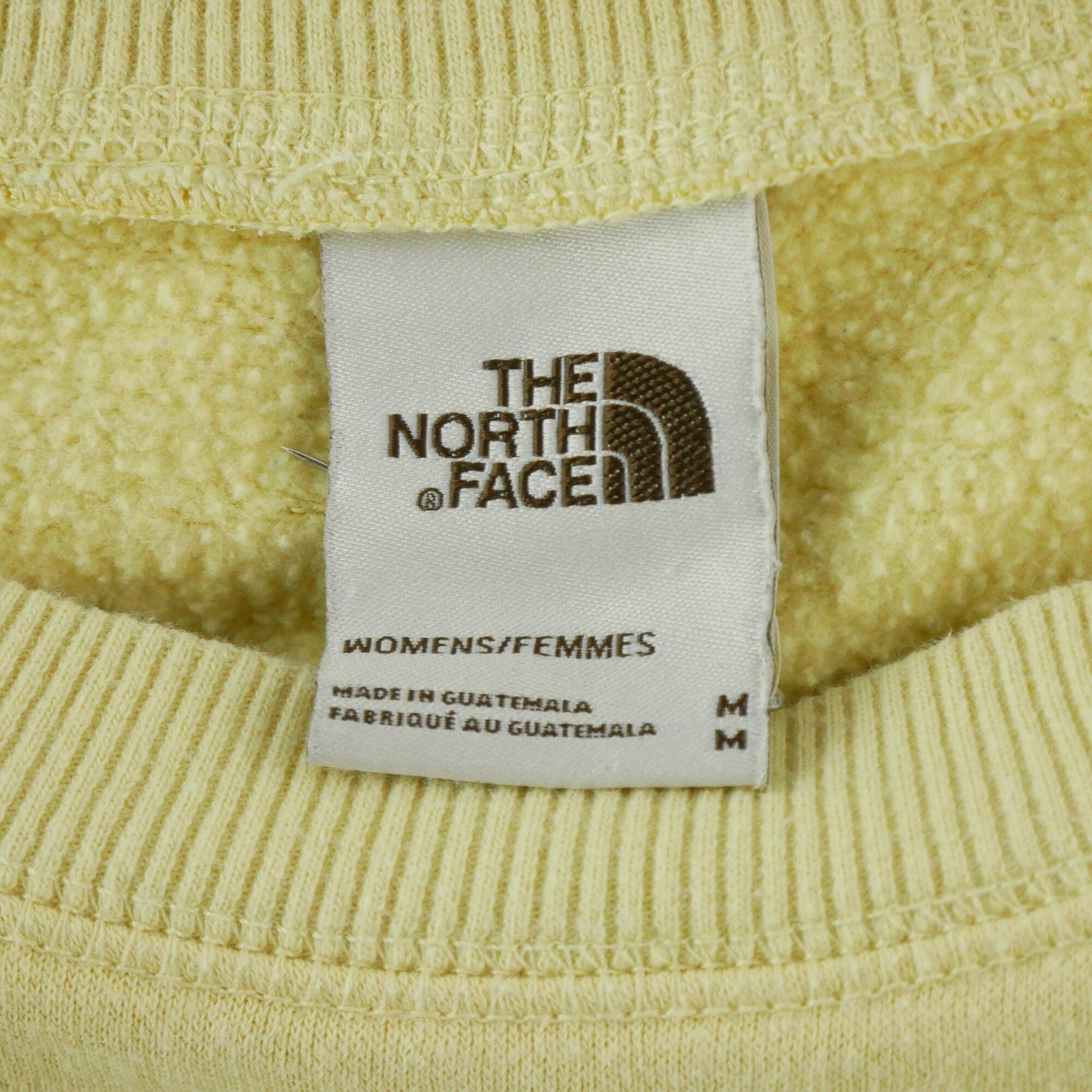 Segunda vida - Sweat feminino The North Face amarelo - Em muito bom estado 5/6