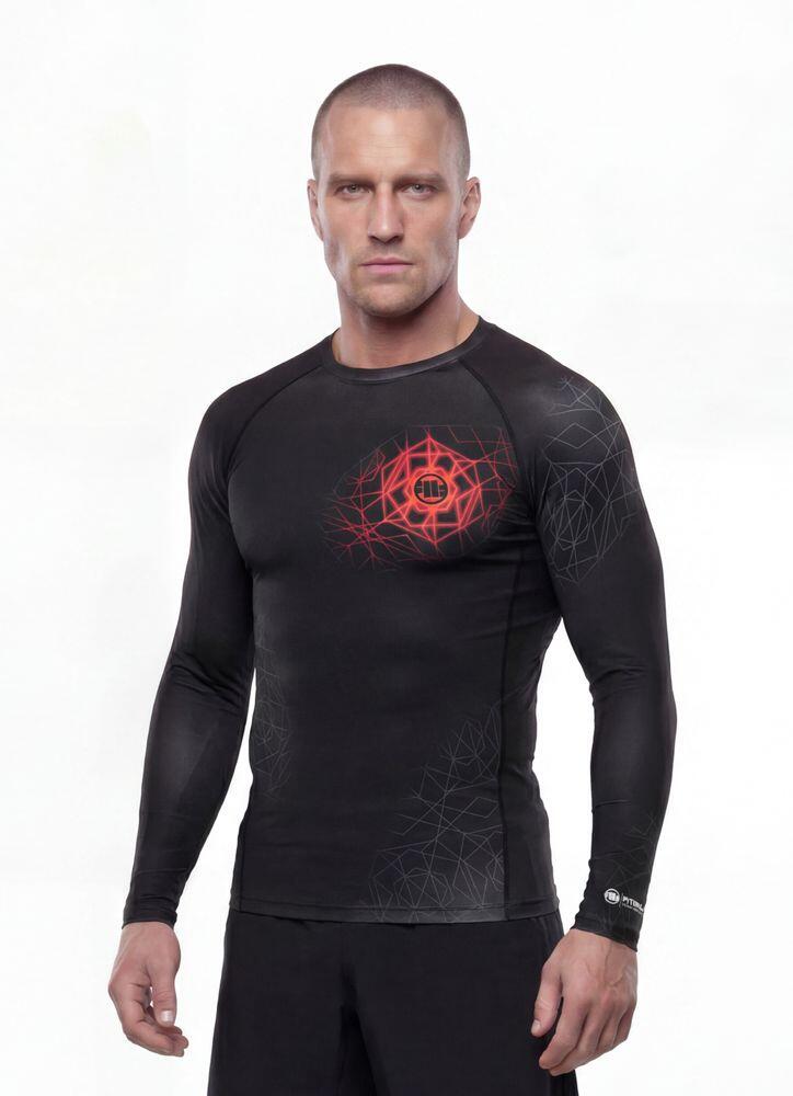 Męski Rashguard longsleeve PITBULL techniczna koszulka treningowa RAY 2/7