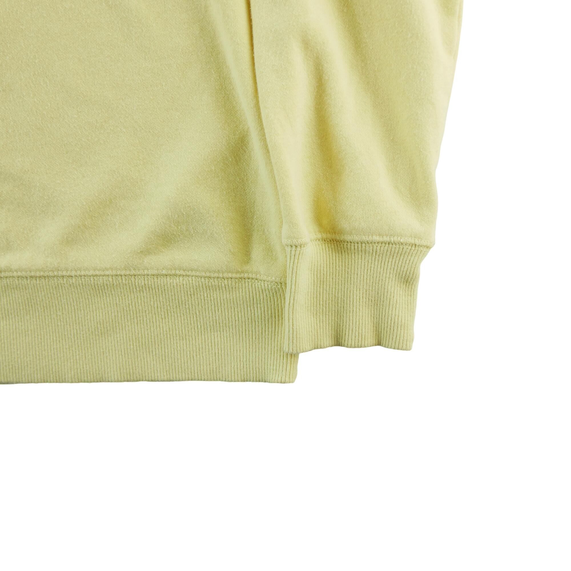 Segunda vida - Sweat feminino The North Face amarelo - Em muito bom estado 4/6