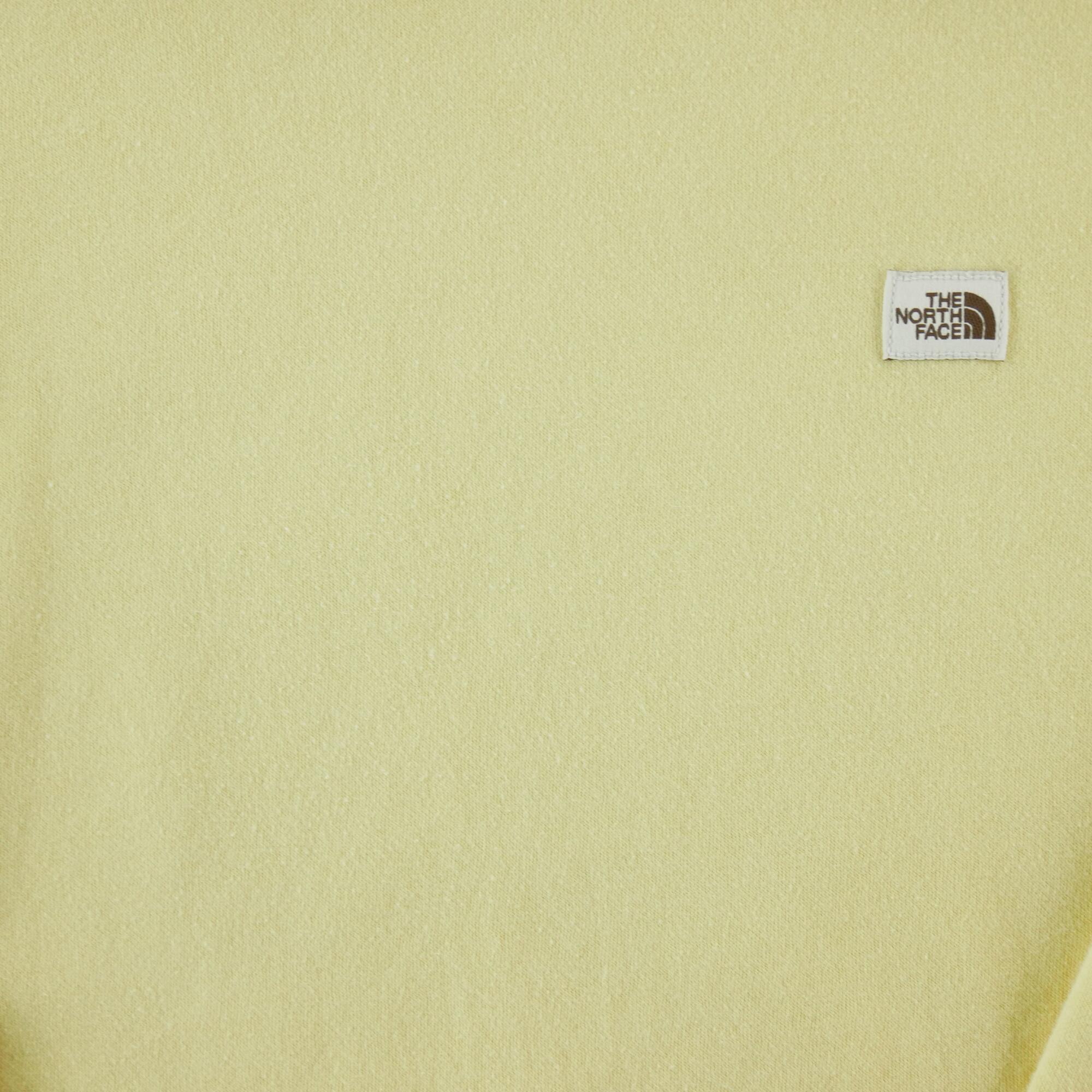 Segunda vida - Sweat feminino The North Face amarelo - Em muito bom estado 3/6