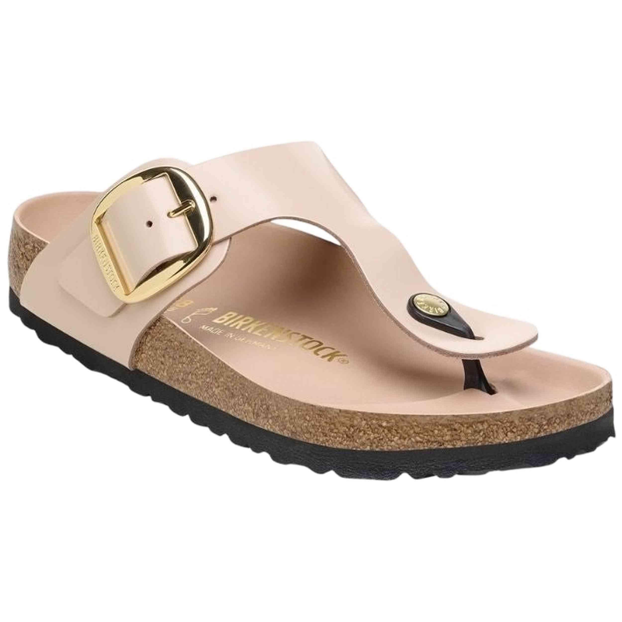 Sandalias Birkenstock modelo Birkenstock Gizeh Big Buckle Natural Le para hombre 5/5