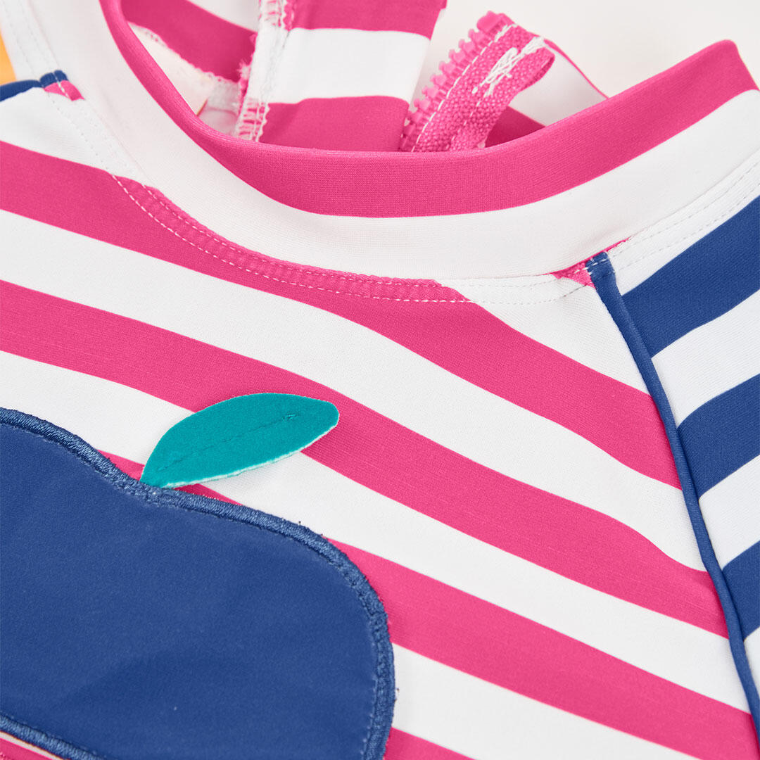 Camiseta Técnica Infantil de Manga Larga UPF50+ para Niña Multicolor 3/4