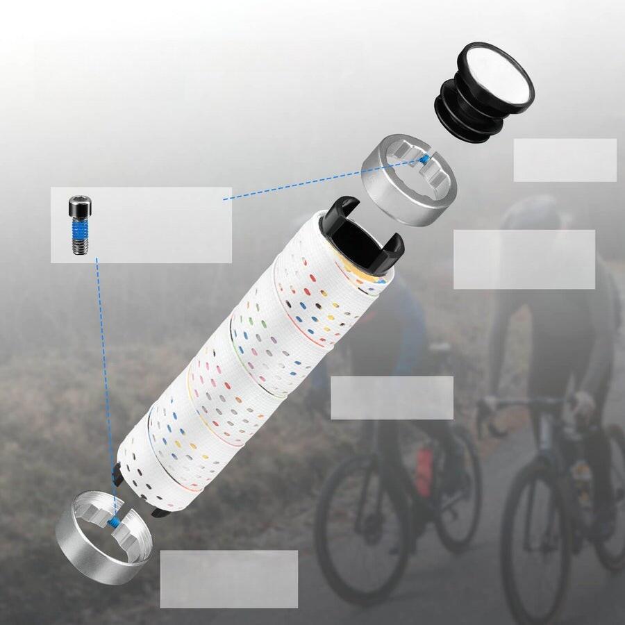 Poignées vélo antidérapantes et anti-vibrations ROCKBROS 2/3