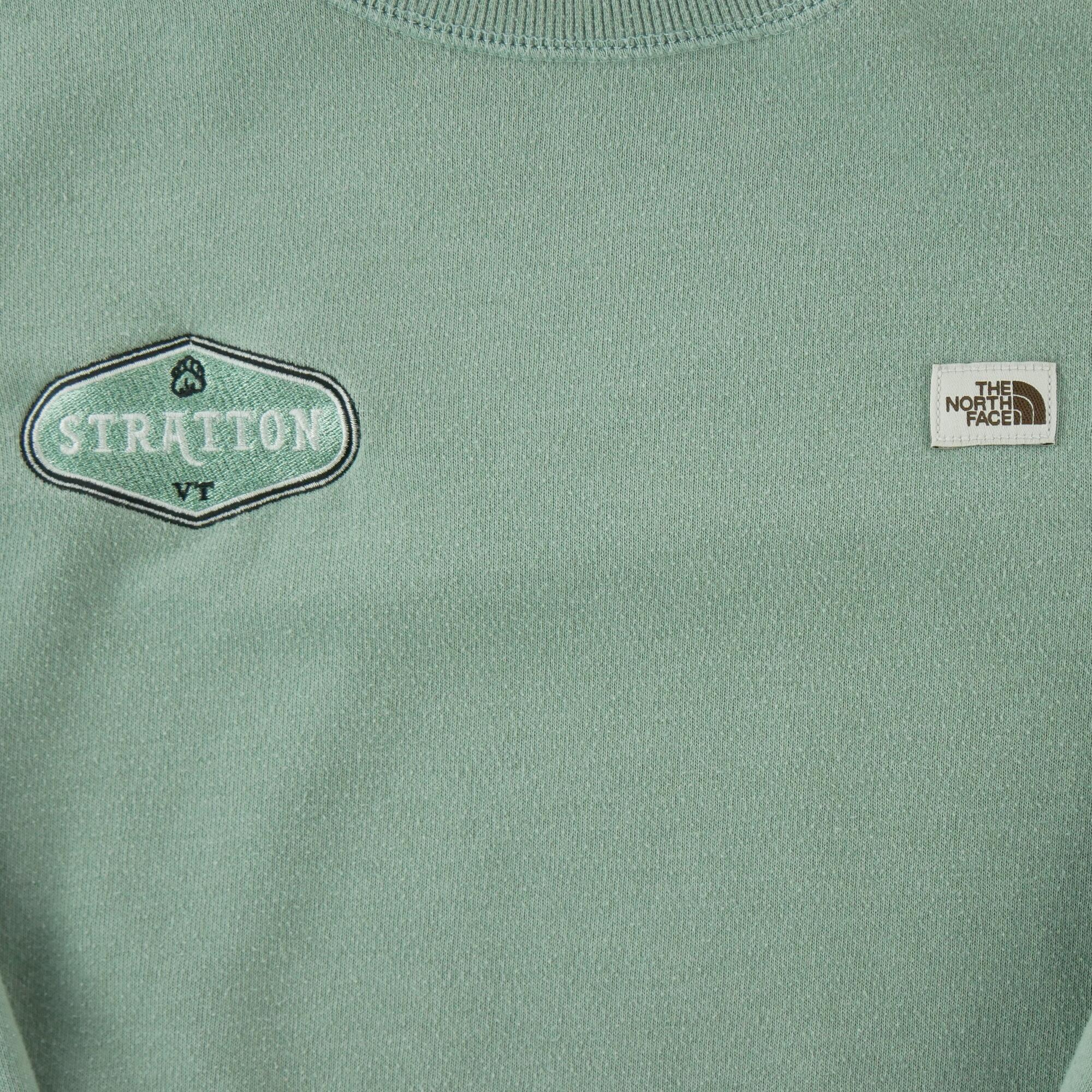 Segunda vida - Sweatshirt Feminina The North Face Verde - Em muito bom estado 3/6