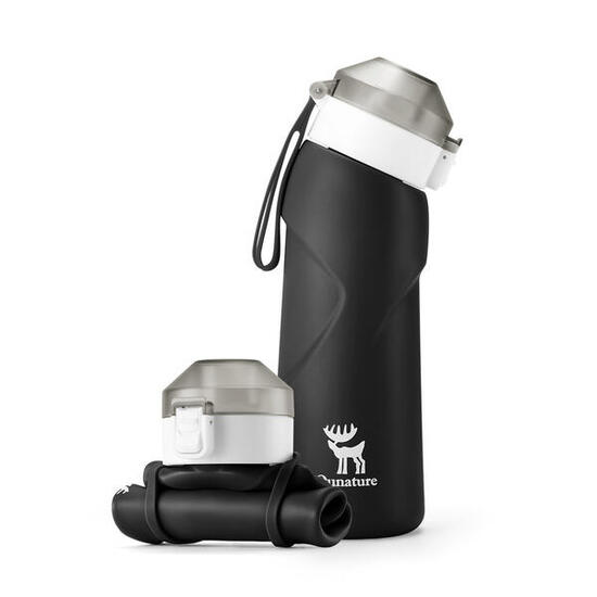 Qunature 700ml Faltbare Trinkflasche Fahrrad Sport Silikon