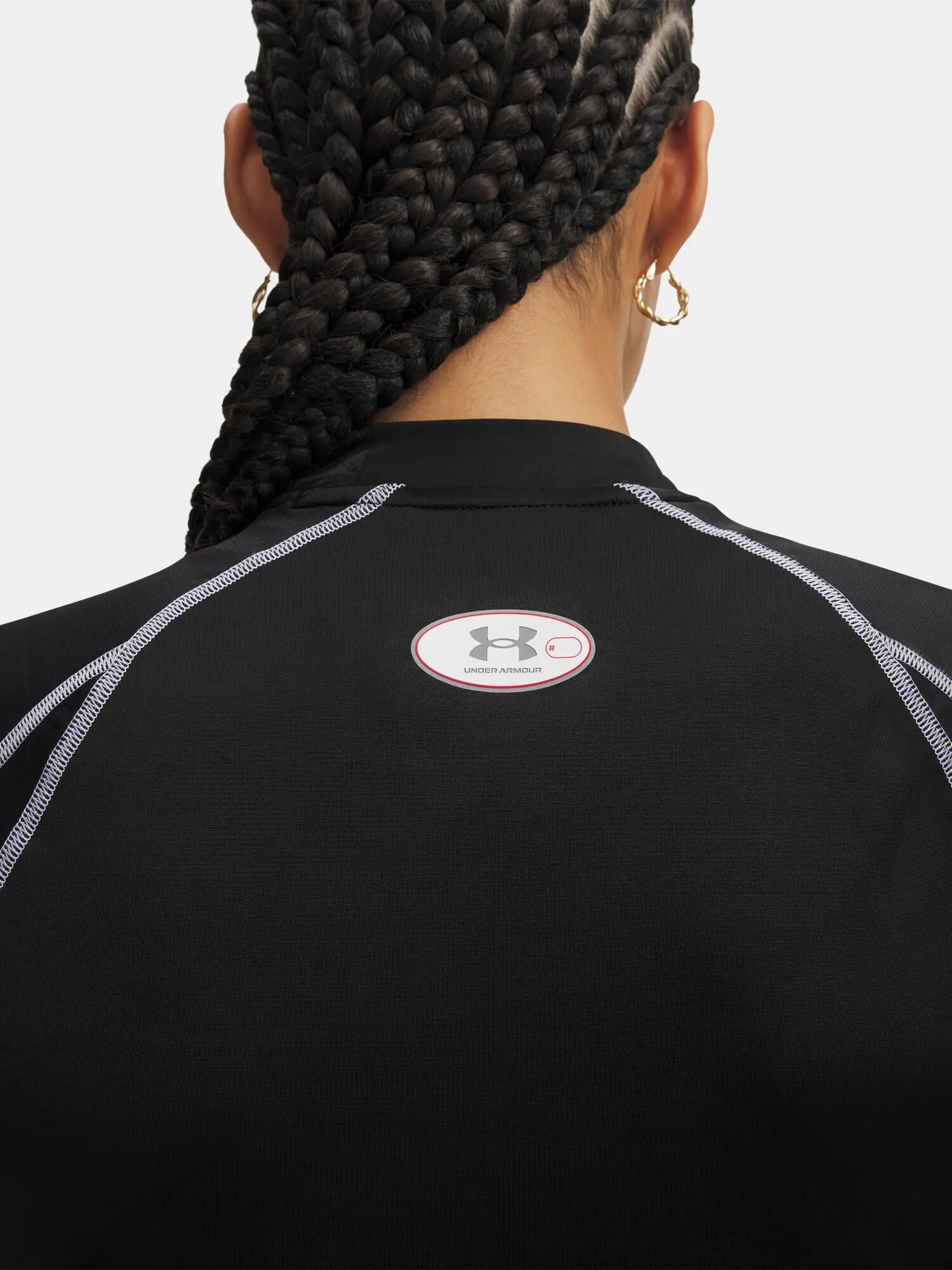 Női Under Armour HeatGear Elite Crop Mck SS-BLK póló 3/3