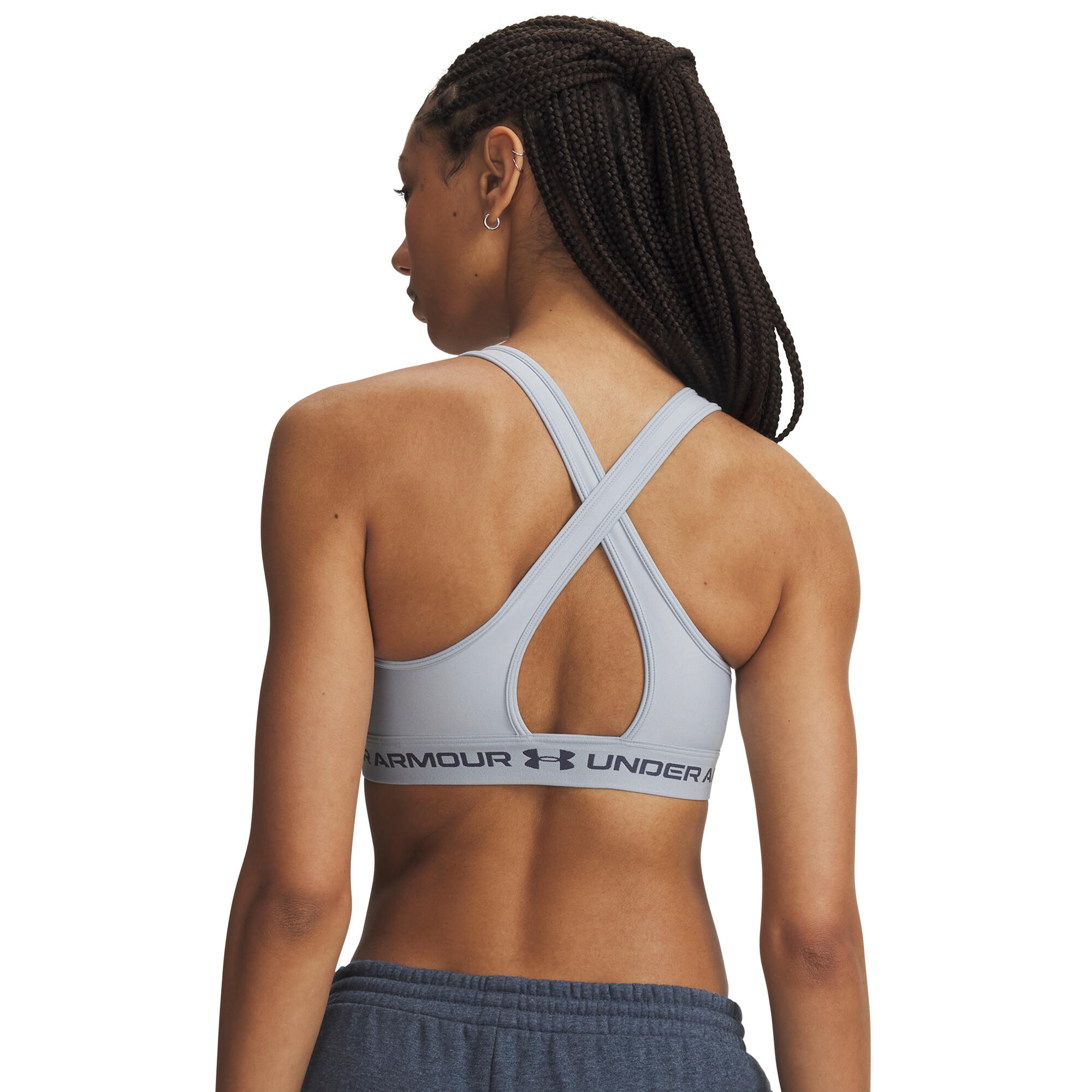 Under Armour Damen Sport BH Crossback Mid Bra 1361034 3/4