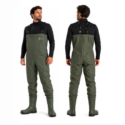 Eurocatch pvc waadpak met vaste laarzen -maat 43