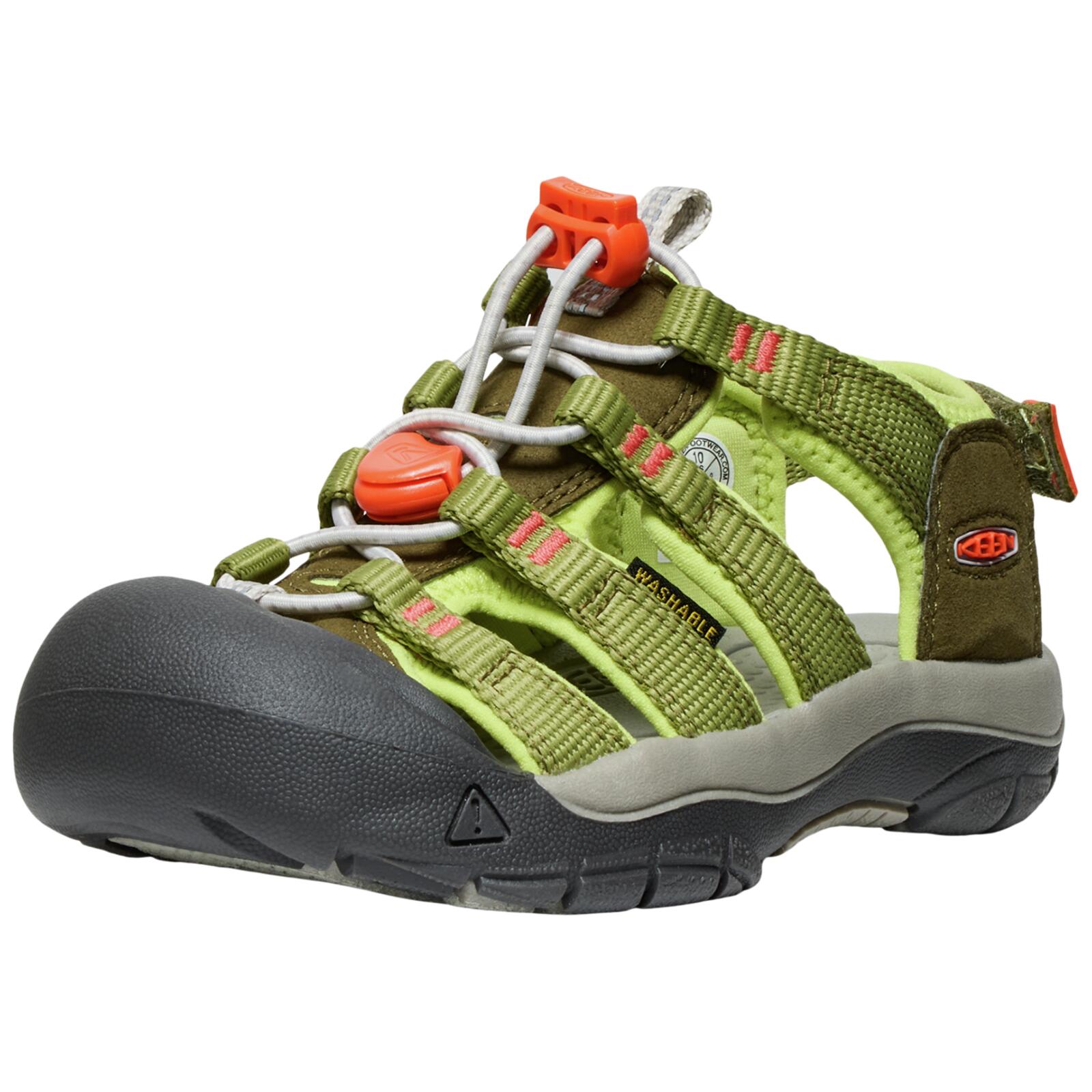 Sandale Keen Newport Boundless pentru tineri, închise, respirabile, verzi