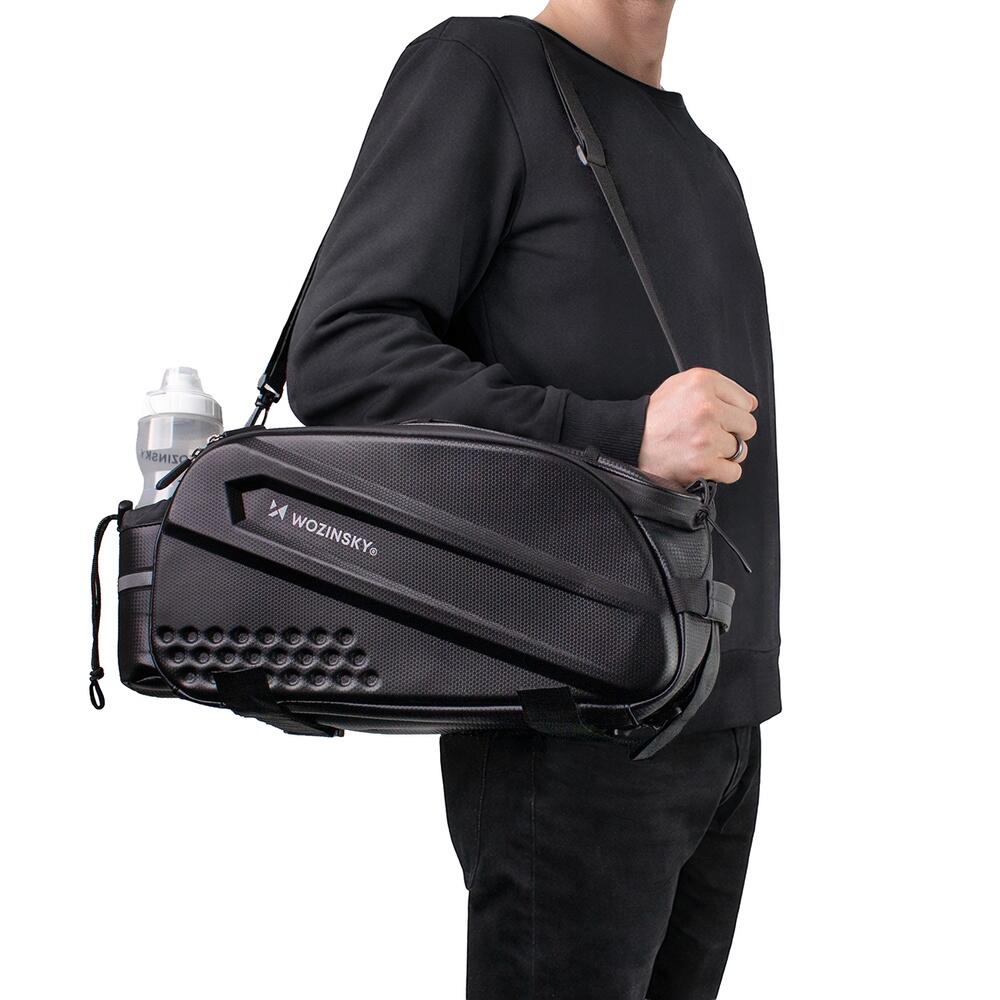 Sacoche vélo arrière extensible bandoulière WOZINSKY 2/6