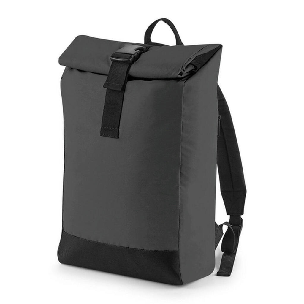BAGBASE Reflective Roll-Top Backpack 15L