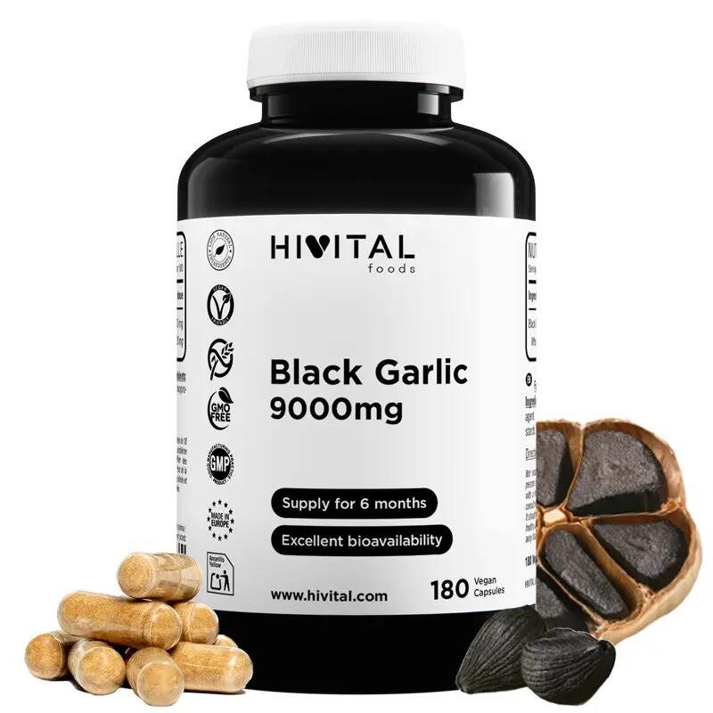 Black Garlic 9000 mg | 180 vegan capsules